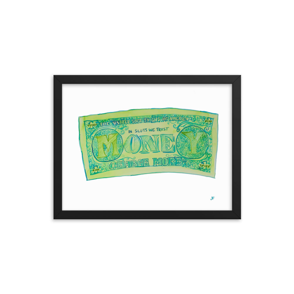 United Soft Thighs of America framed poster