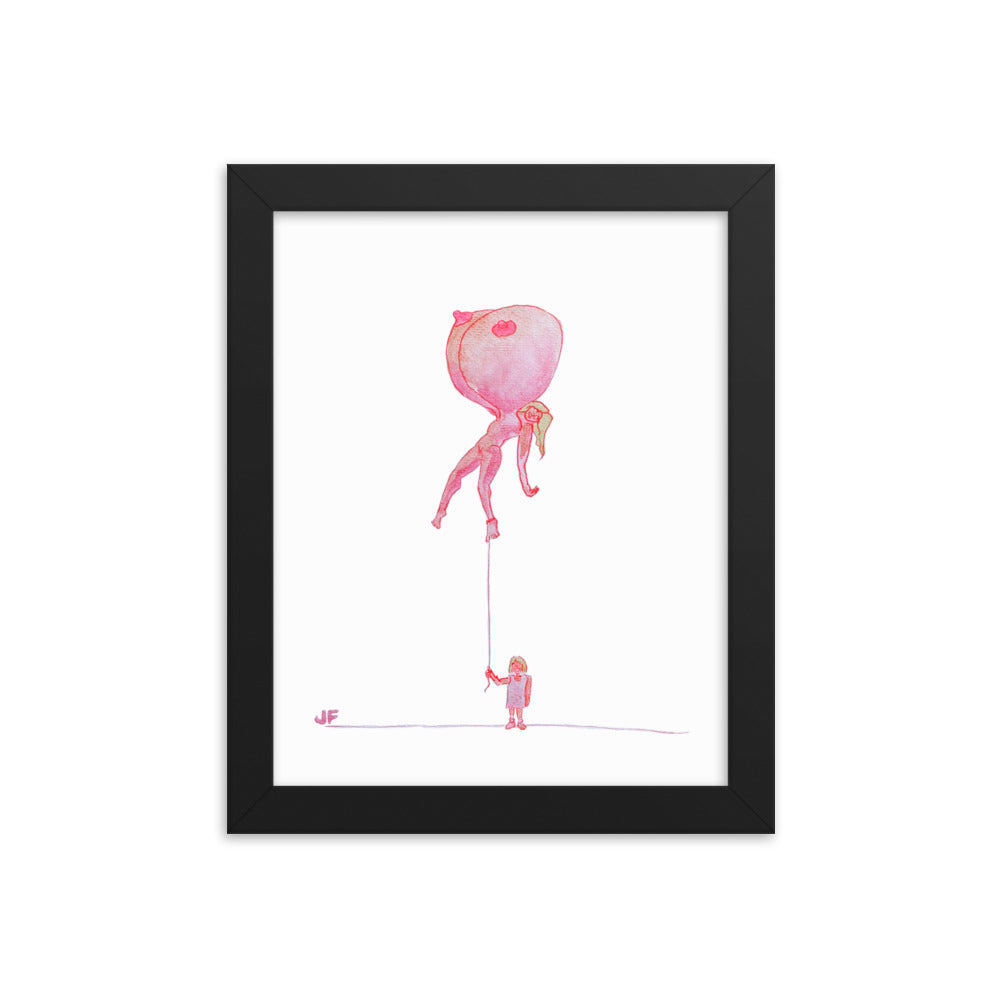 Let Your Inner Child Keep You Grounded framed poster