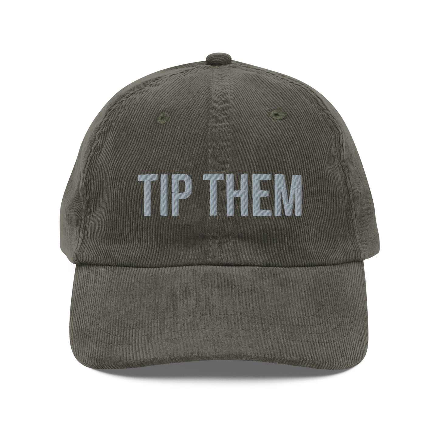 TIP THEM corduroy cap