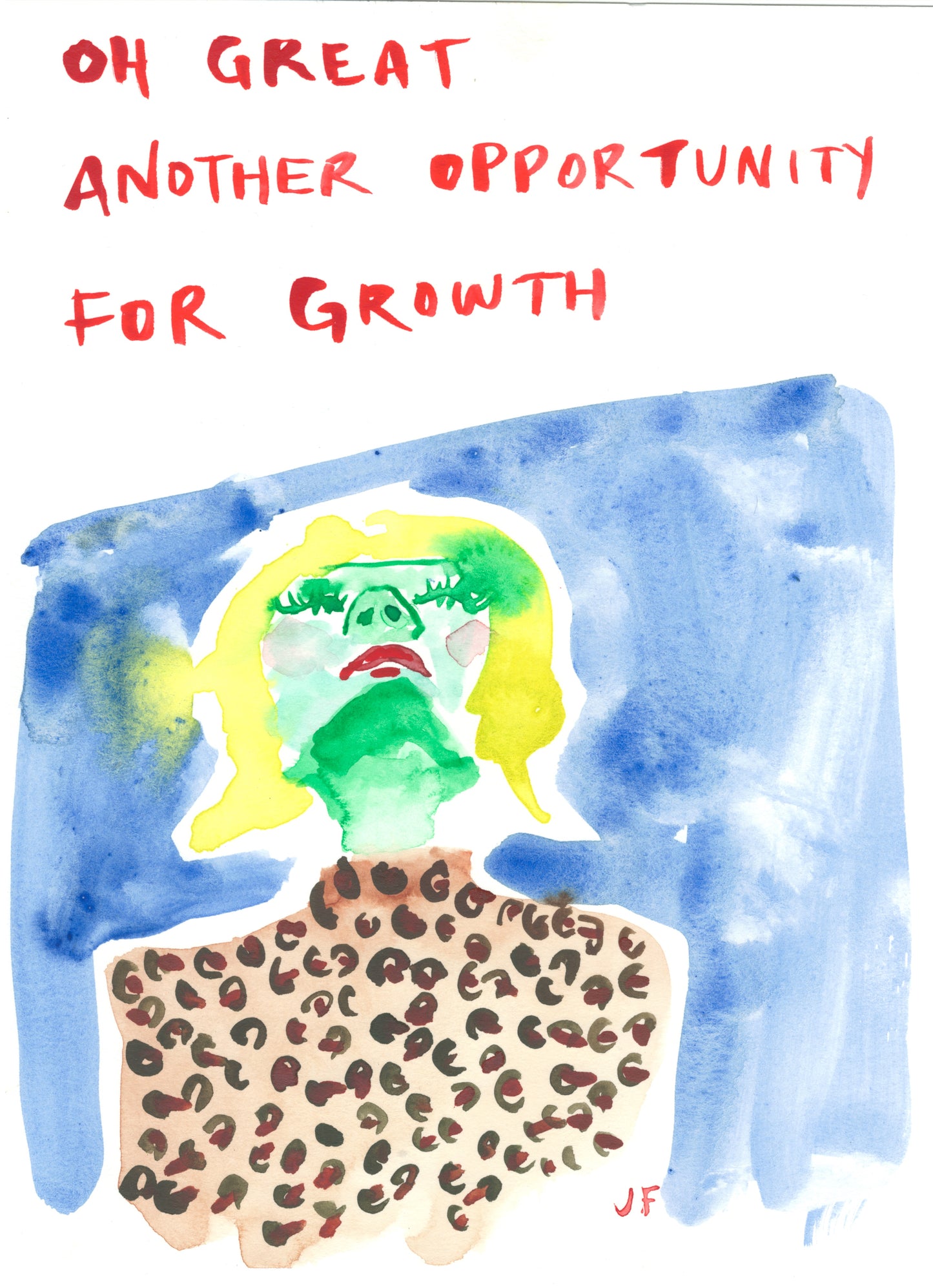 Oh great another opportunity for growth