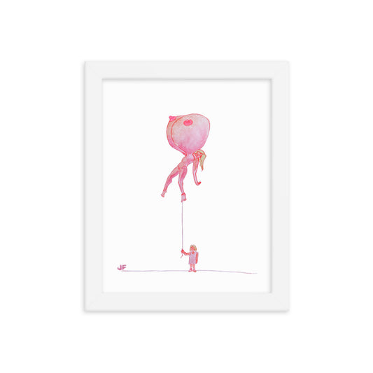 Let Your Inner Child Keep You Grounded framed poster