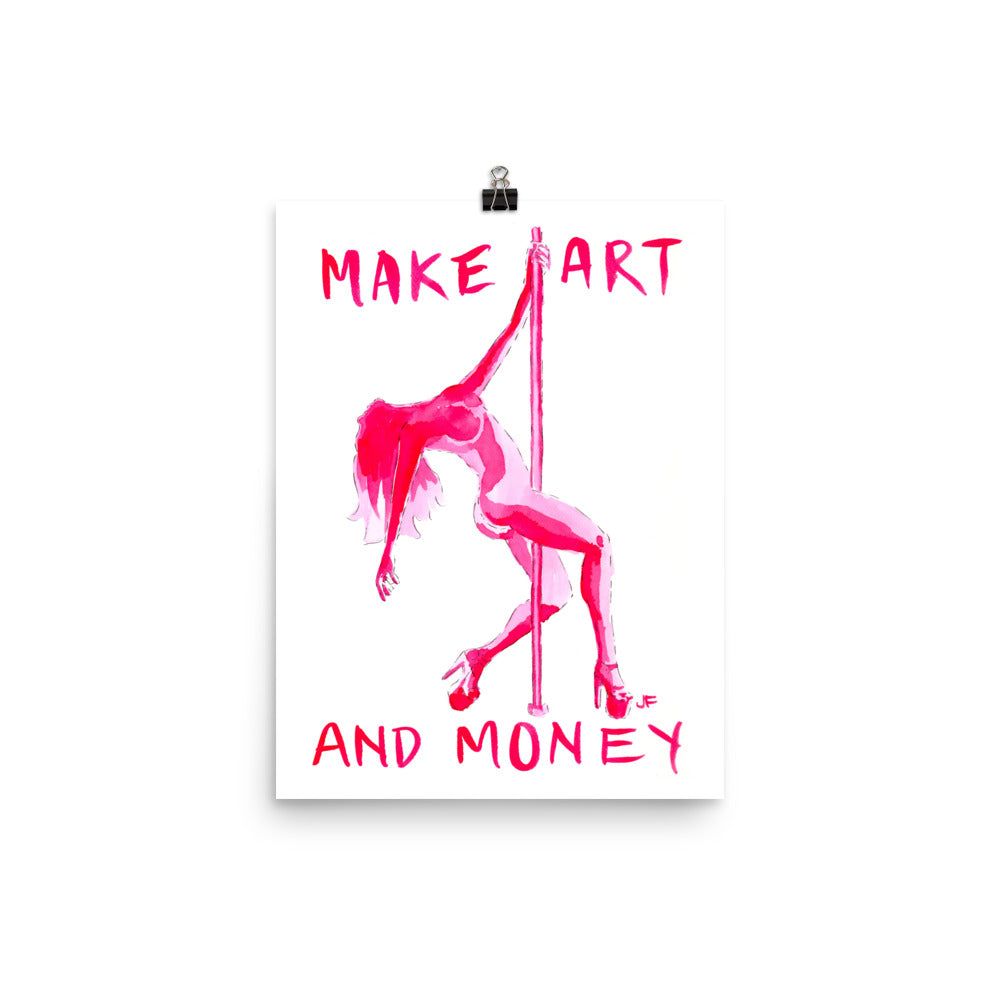 Make Art and Money poster