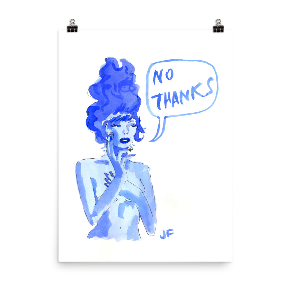 No Thanks poster