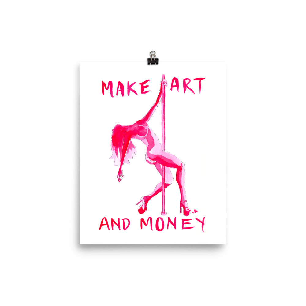 Make Art and Money poster