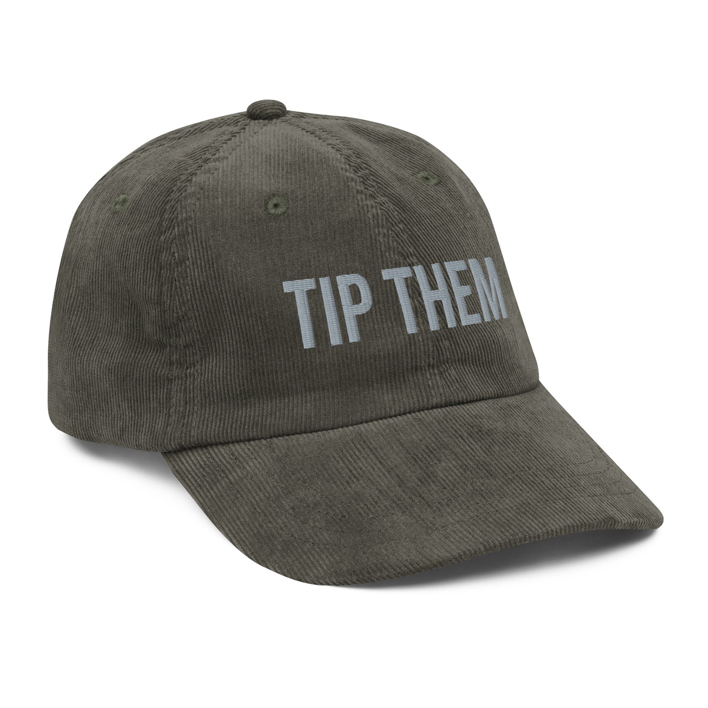TIP THEM corduroy cap